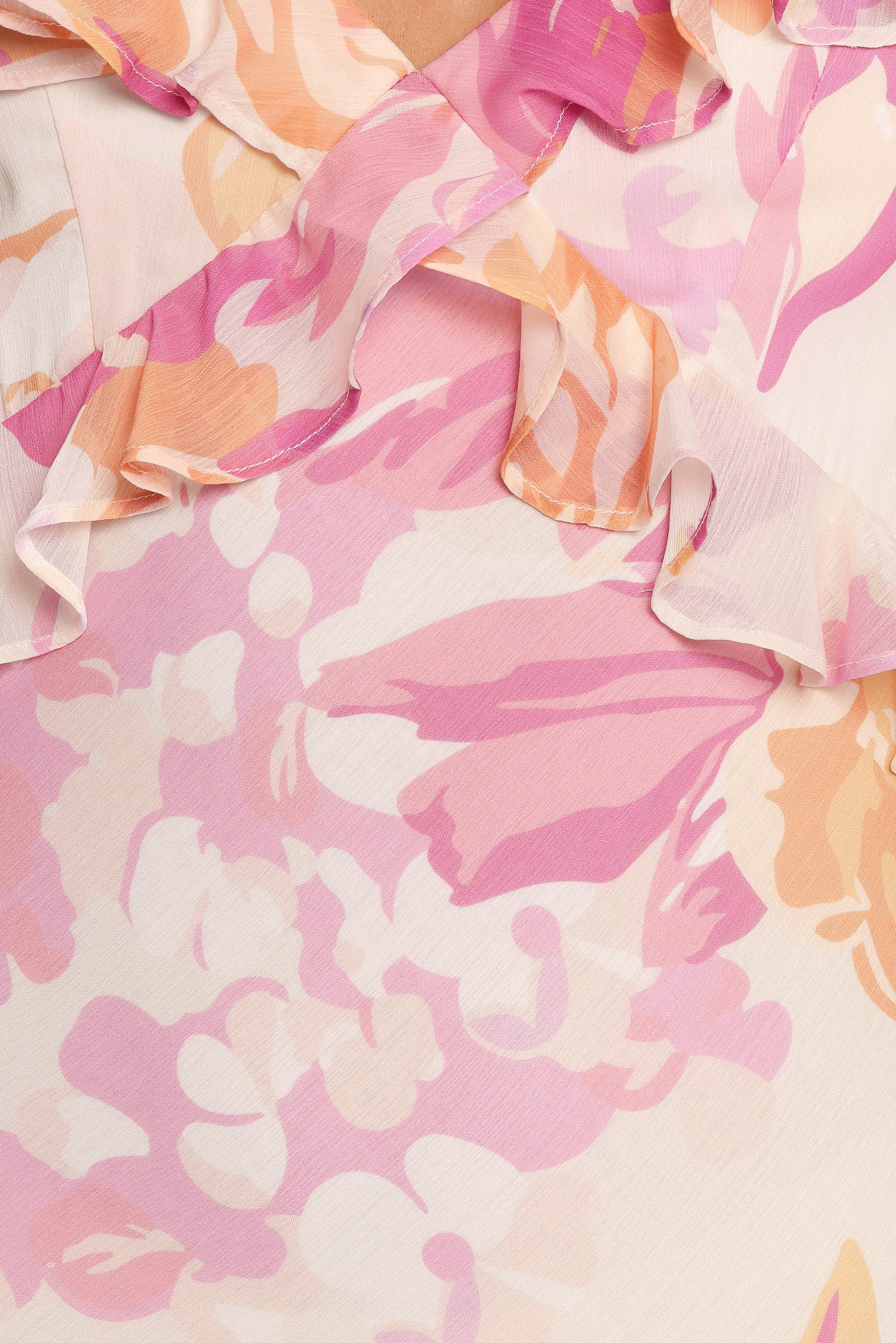 Kaori Midi Dress - Pink Floral - 10 - Image 35