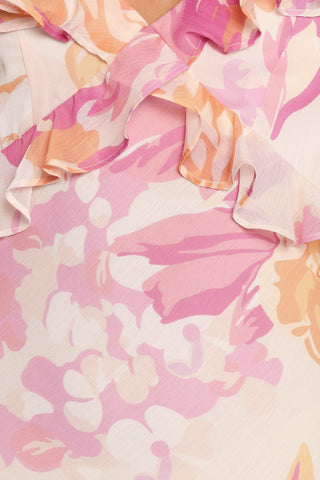 Kaori Midi Dress - Pink Floral - 10 - Image 35