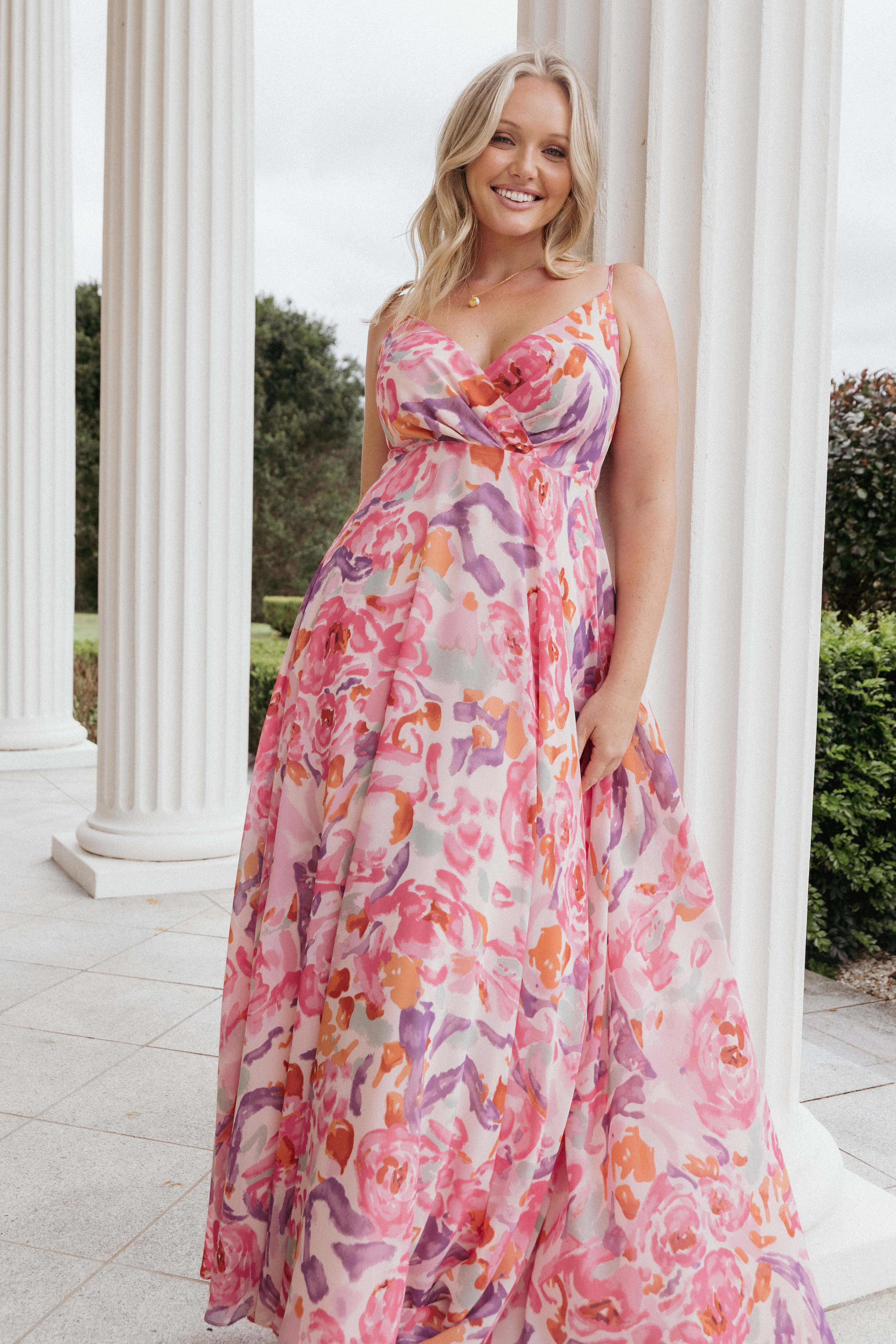 Madilyn Maxi Dress - Multi Floral - XL - Image 40