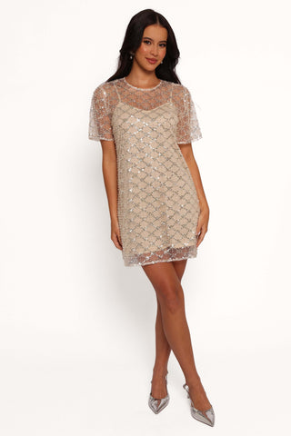 Silvie Mini Dress - Light Taupe - L - Image 24