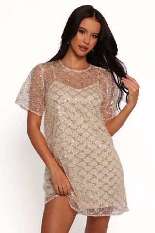 Silvie Mini Dress - Light Taupe - L - Image 23