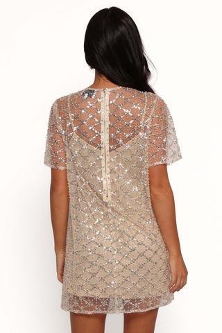 Silvie Mini Dress - Light Taupe - L - Image 26