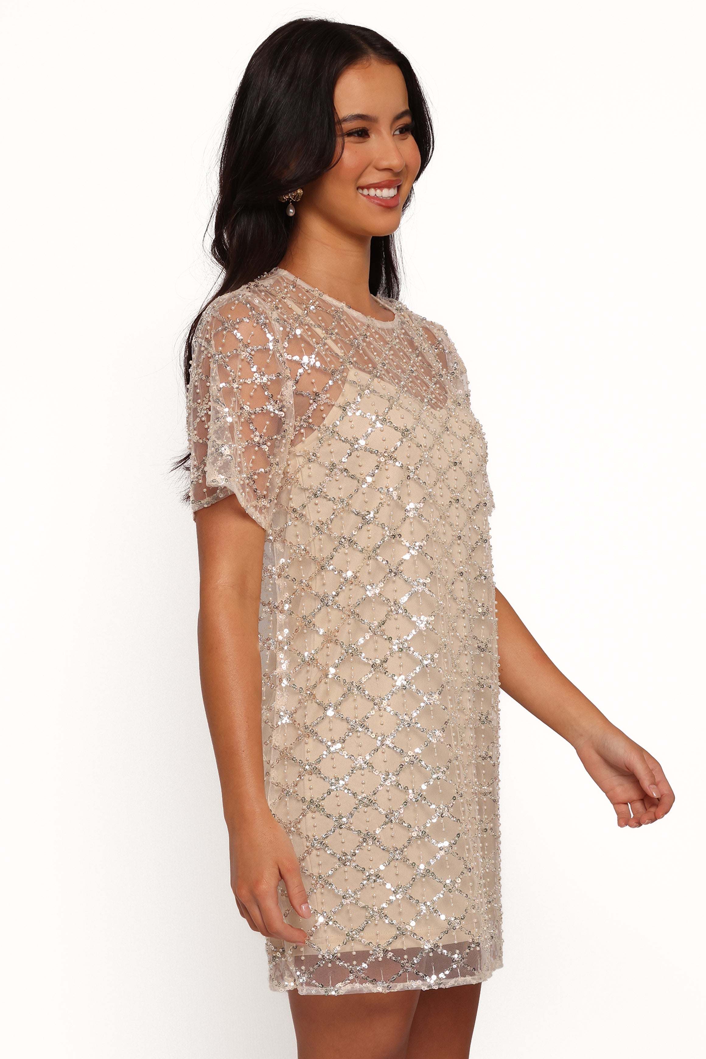 Silvie Mini Dress - Light Taupe - L - Image 27