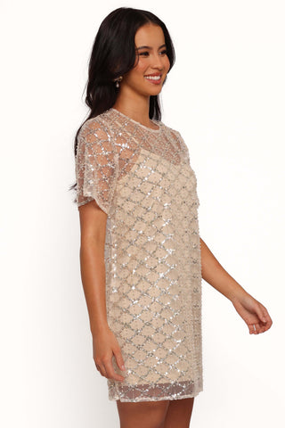 Silvie Mini Dress - Light Taupe - L - Image 27