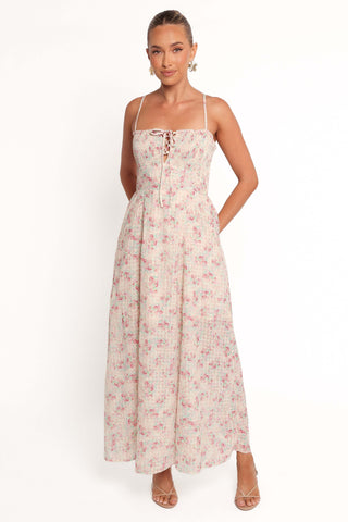Vespera Maxi Dress - Pink Ditsy - XL - Image 29
