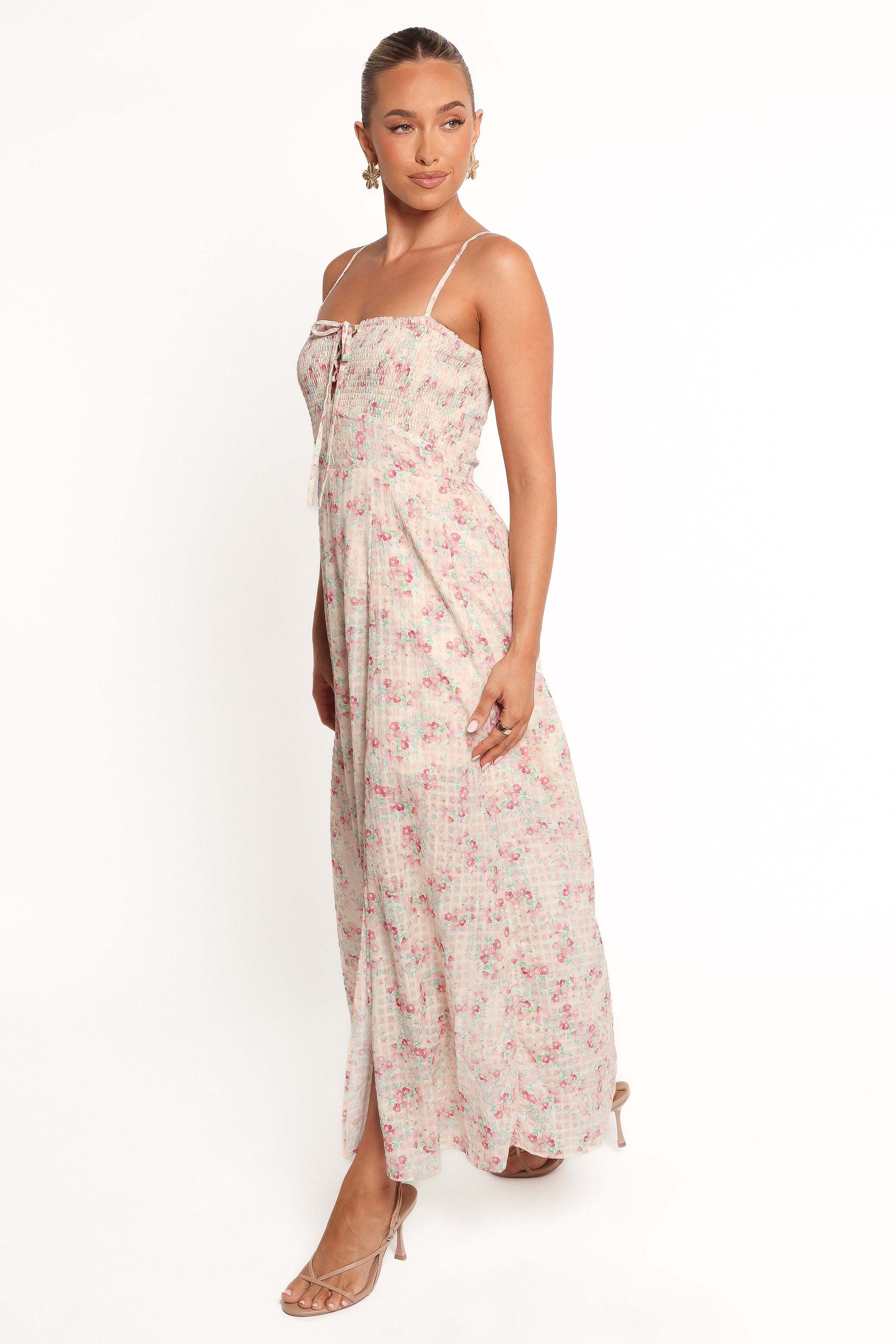 Vespera Maxi Dress - Pink Ditsy - XL - Image 33