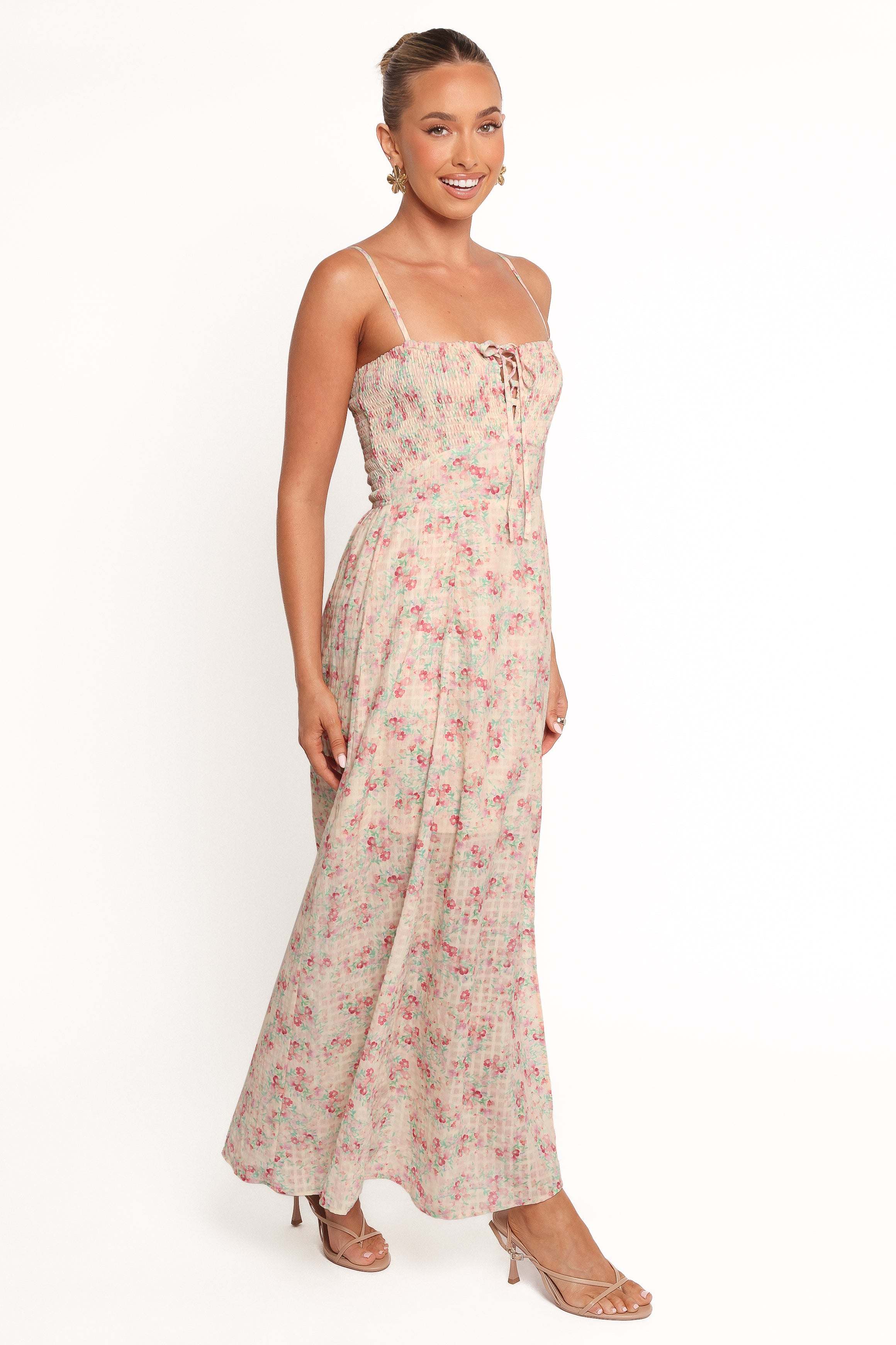 Vespera Maxi Dress - Pink Ditsy - XL - Image 34