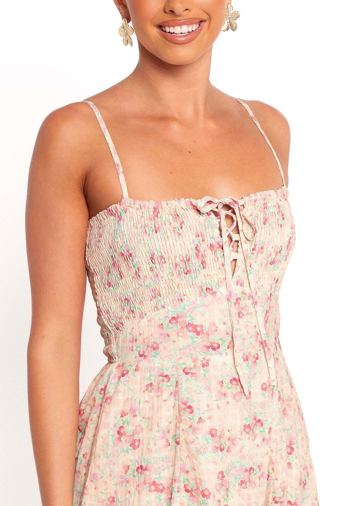 Vespera Maxi Dress - Pink Ditsy - XL - Image 31