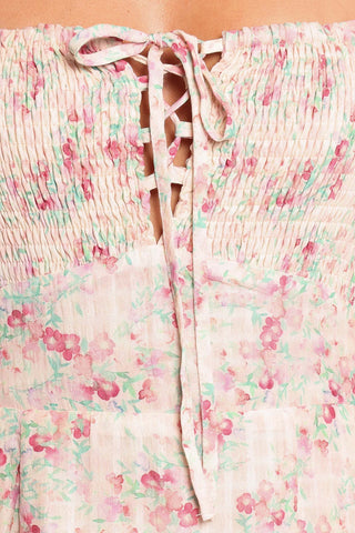 Vespera Maxi Dress - Pink Ditsy - XL - Image 35