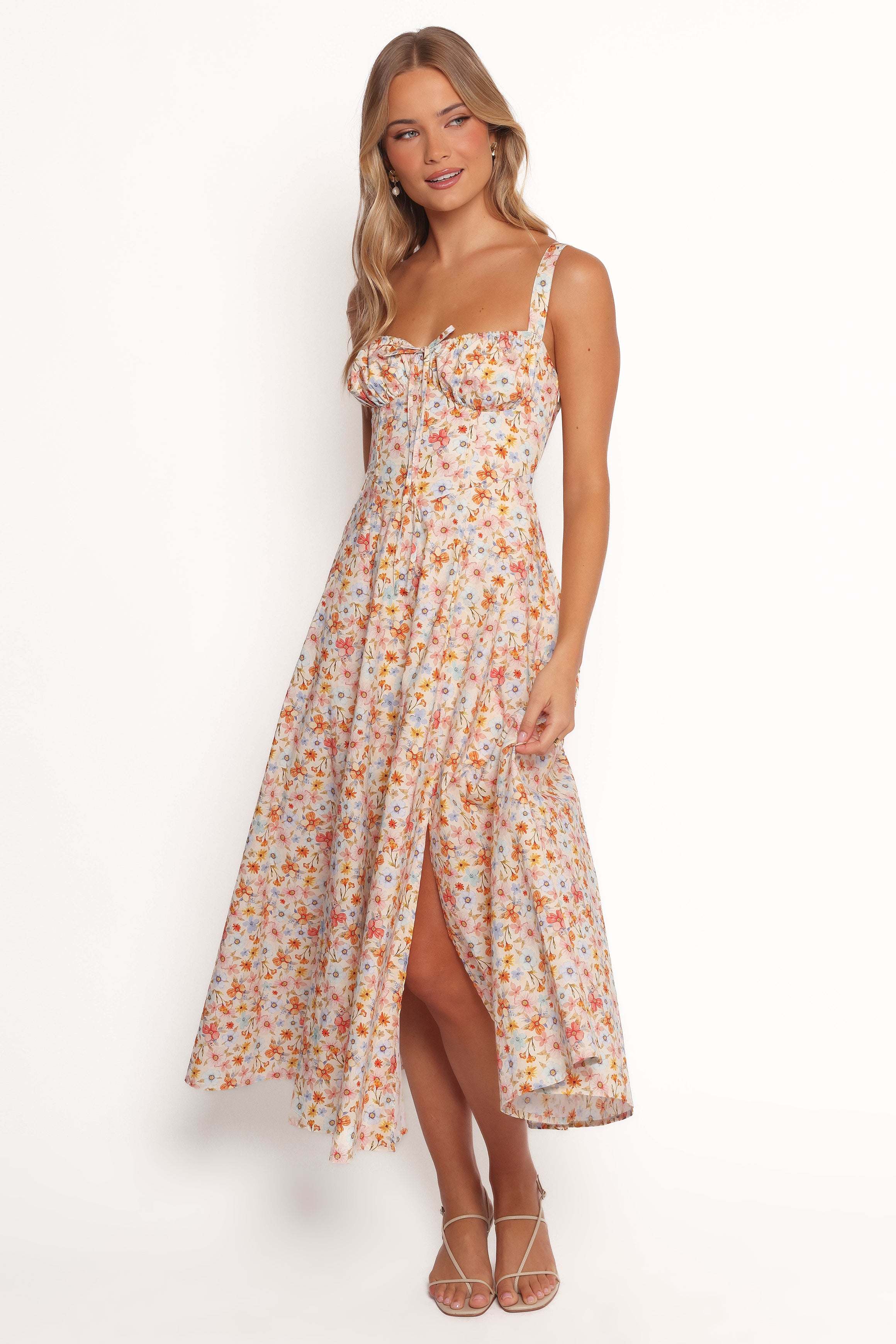 Wisteria Midi Dress - Orange - XL - Image 38