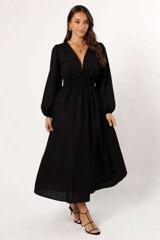 Cece Long Sleeve Maxi Dress - Black - XL - Image 33