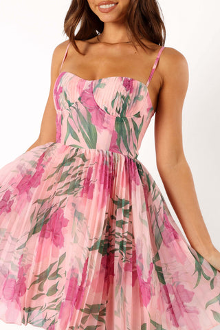 Achanti Mini Dress - Pink Floral - XL - Image 30