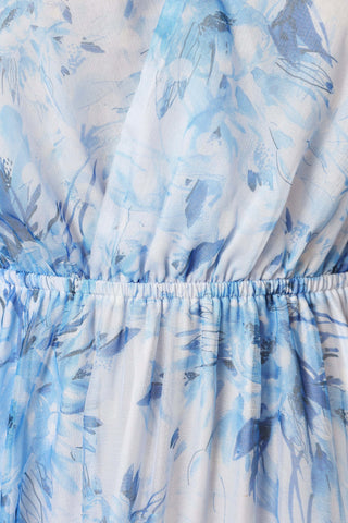 Anisa Maxi Dress - Blue Floral - XL - Image 50