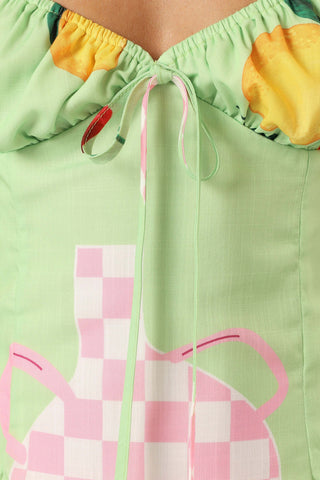 Anistyn Mini Dress - Green Papaya - XL - Image 39