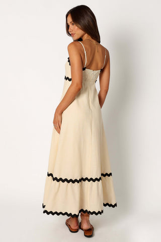 Yana Maxi Dress - Cream Black - XL - Image 36